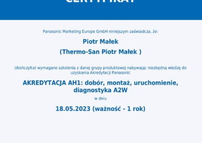 Akredytowany instalator oraz serwis pomp ciepła Panasonic Lublin